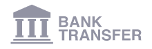 Bank transfer payment icon